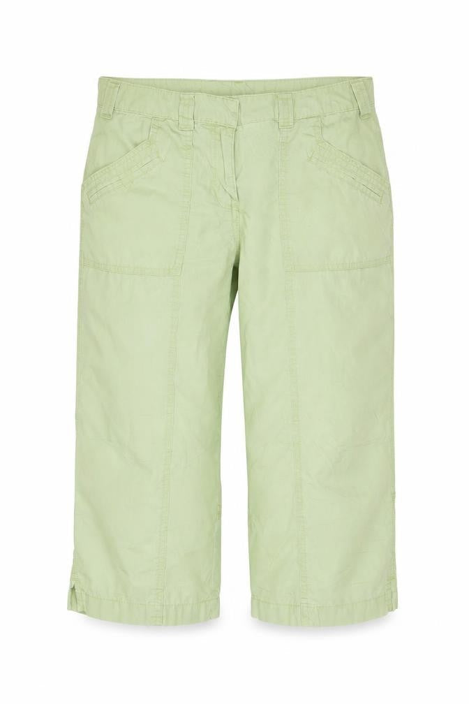 Marks & Spencer Women Green UK 12 Capri Cotton Cargo Trousers