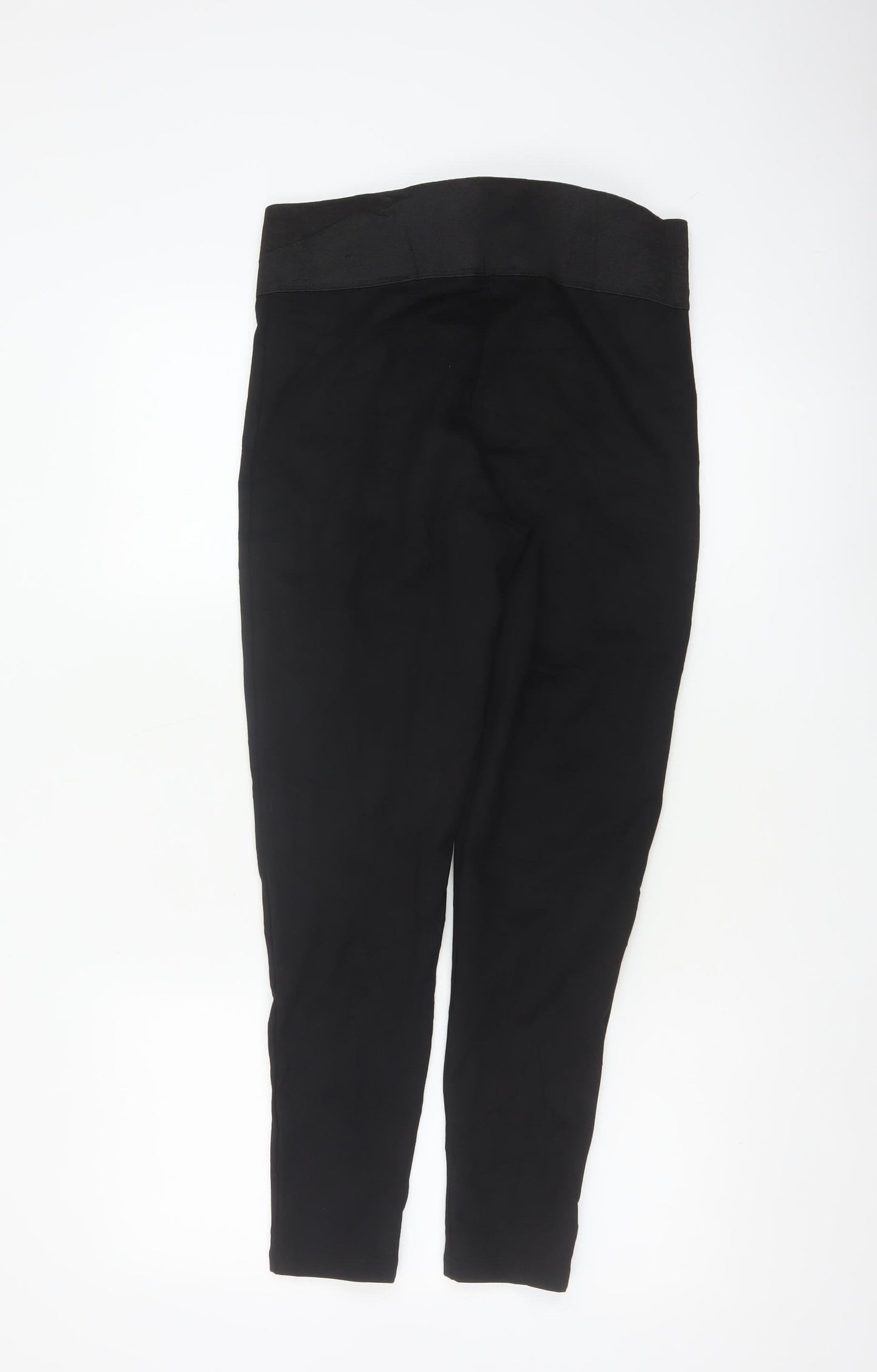 Marks and Spencer Women’s Black Size 14 High Rise Tapered Trousers