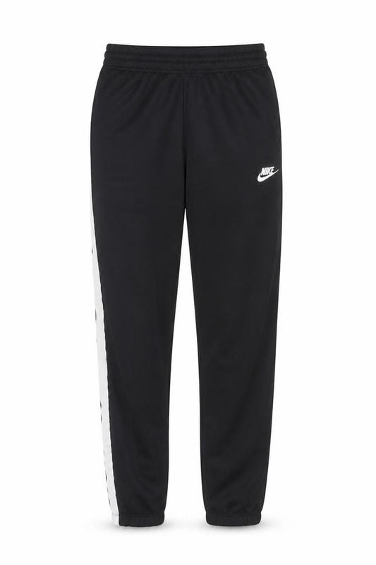 Nike Men’s Black M Jogger Sweatpants White Stripe Logo