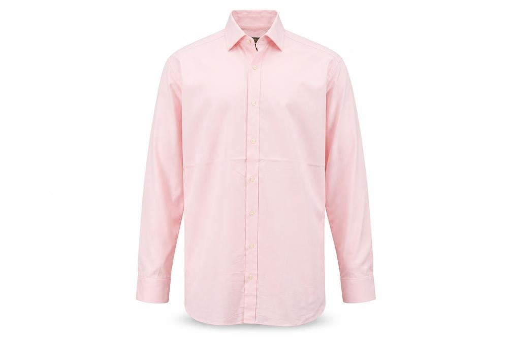Ted Baker Men’s Pink 16/40.5 Superfine Cotton Long Sleeve Shirt