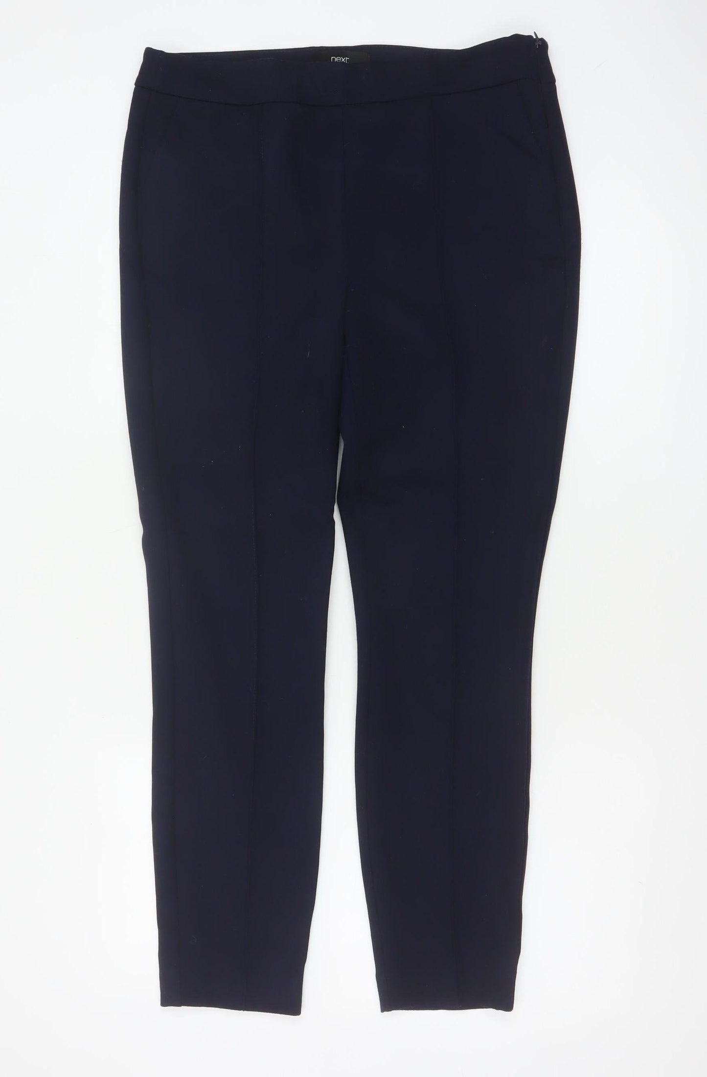 Next Women’s Navy Blue UK 10 Slim Tapered Tailored Trousers