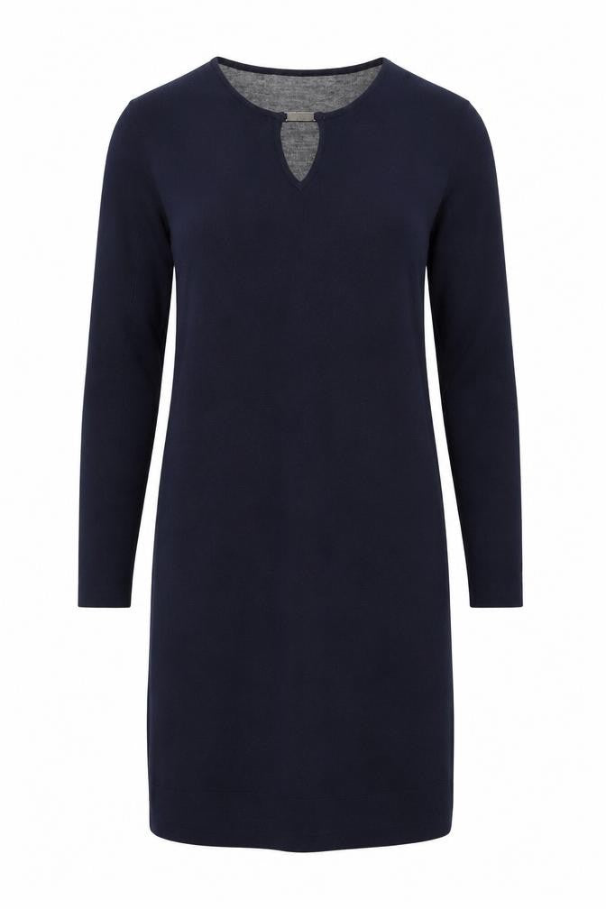 Fenn Wright Manson Women Blue Wool Knit Jumper Dress Size S
