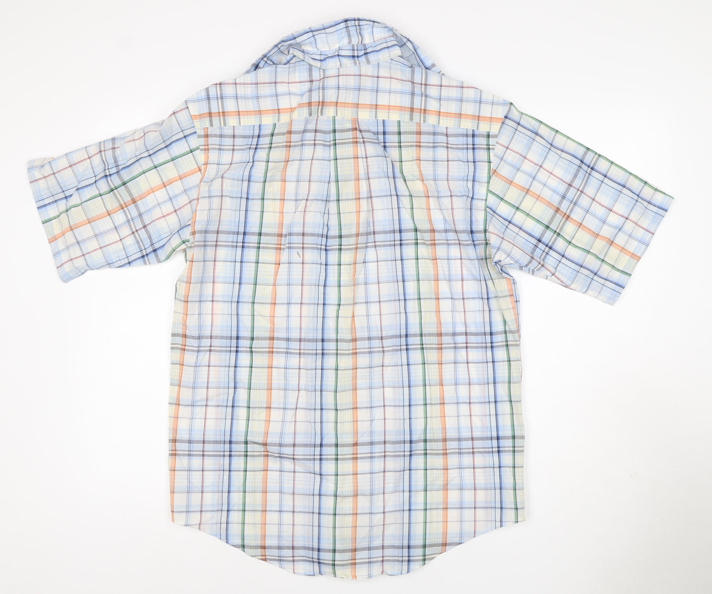 Roundtree & Yorke Men’s Multicoloured Check Cotton Blend Shirt Size S