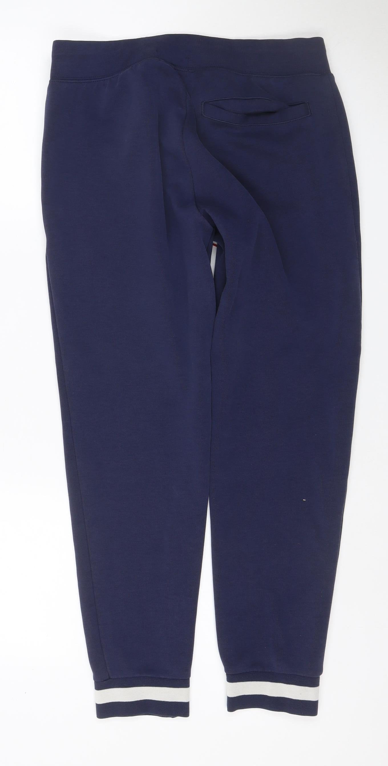 Polo Ralph Lauren Men’s Blue S Jogger Track Pants Logo Drawstring