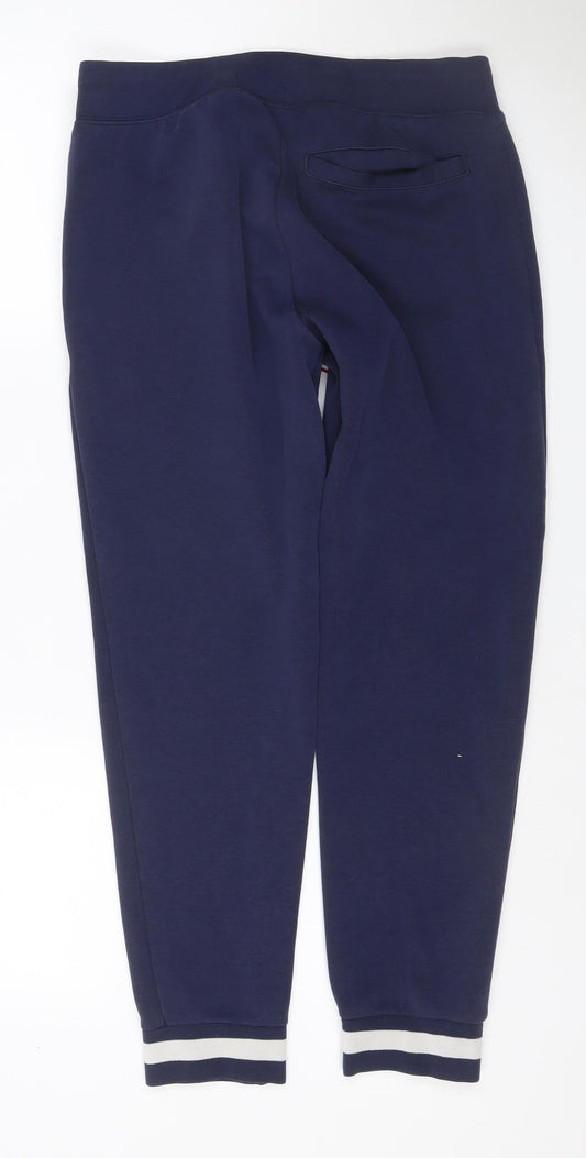 Polo Ralph Lauren Men’s Blue S Jogger Track Pants Logo Drawstring