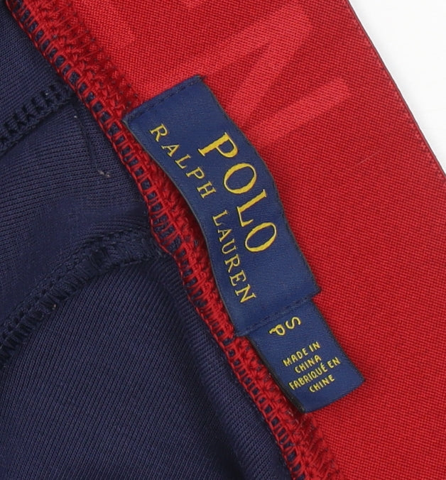Polo Ralph Lauren Men’s Blue S Jogger Track Pants Logo Drawstring