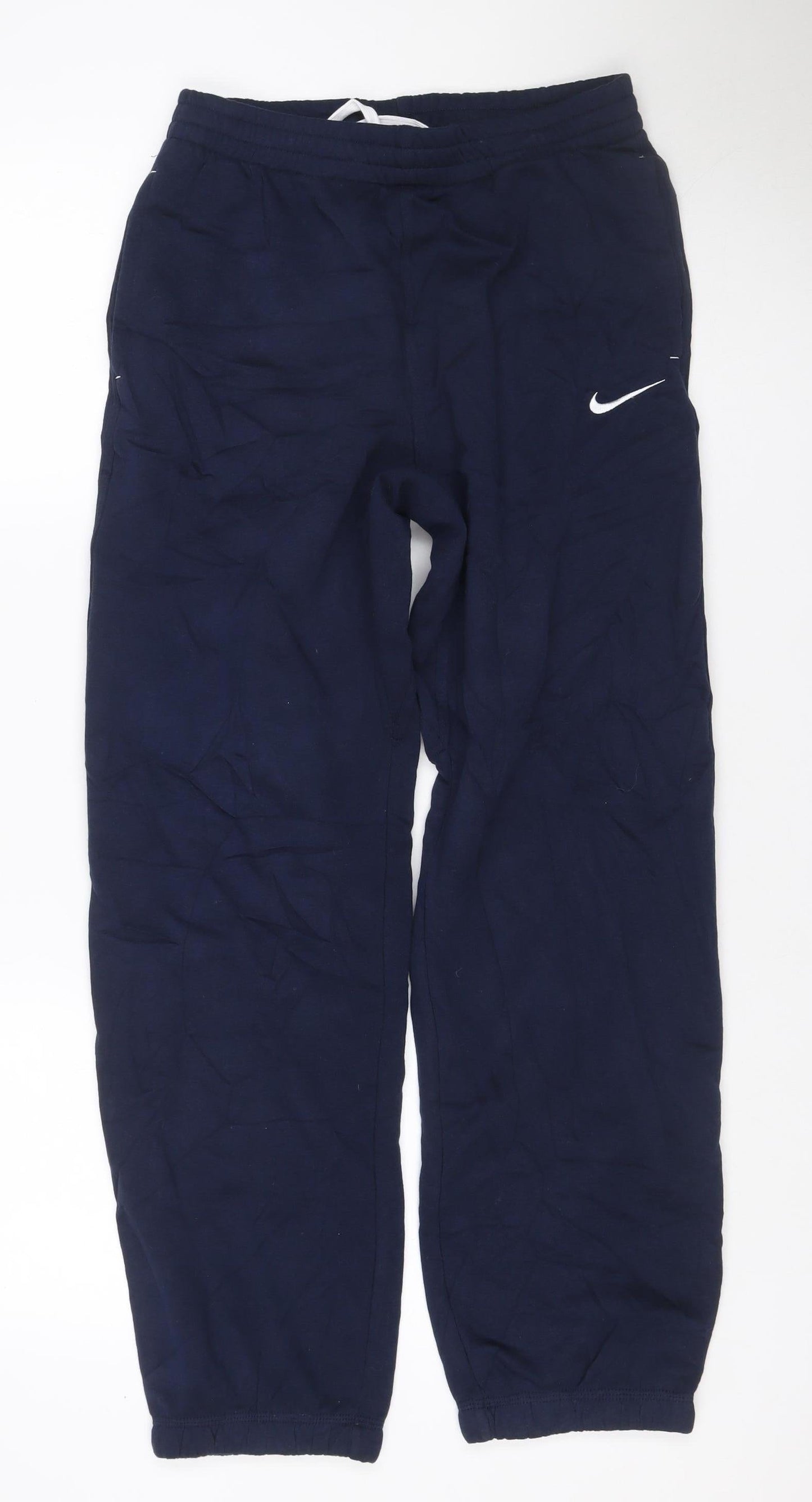 Nike Boys Blue XL 13-14 Years Jogger Track Pants Cotton Blend