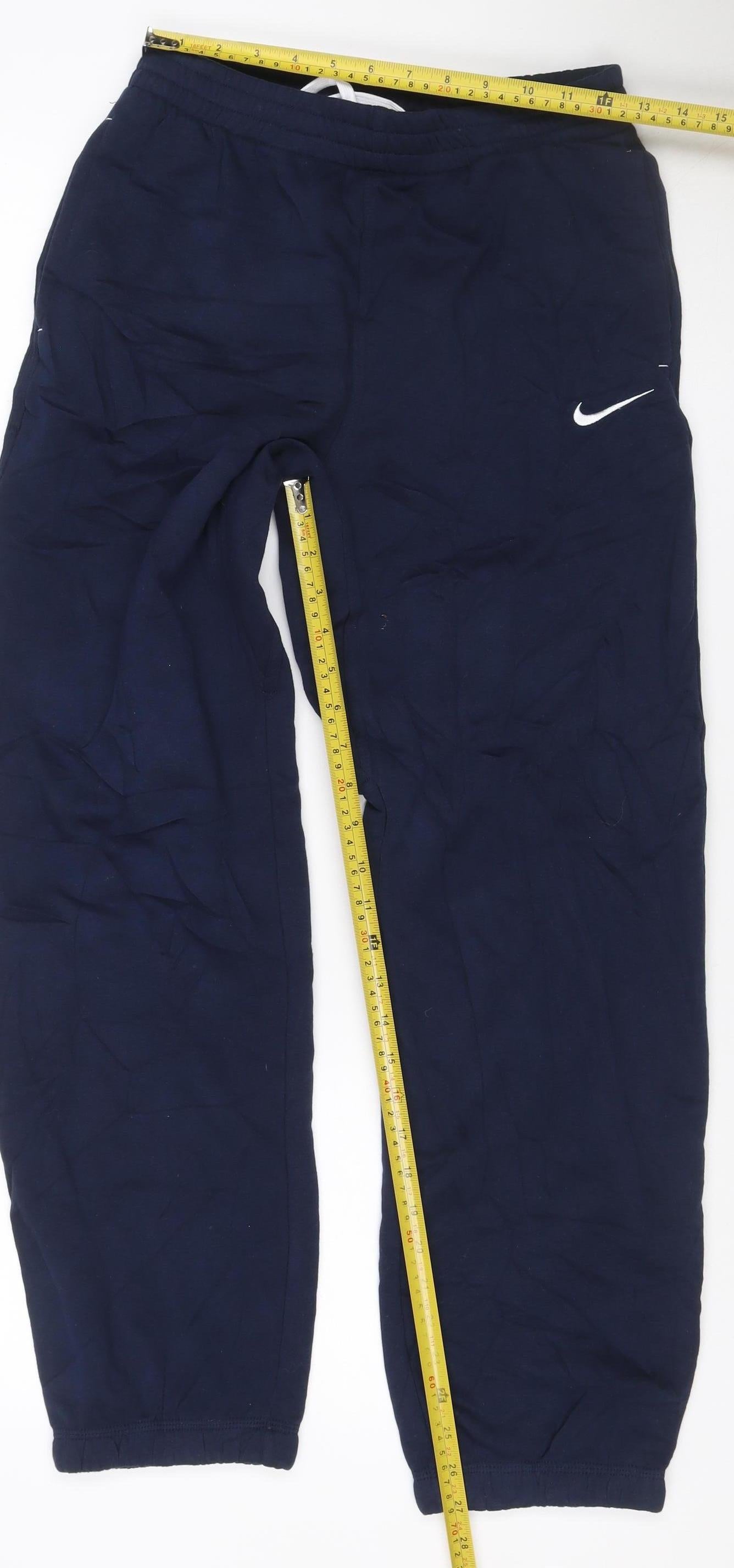 Nike Boys Blue XL 13-14 Years Jogger Track Pants Cotton Blend