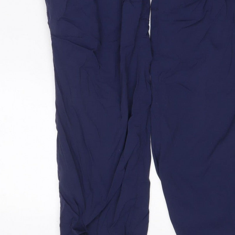 Berghaus Men's Blue L Snow Pants Elastic Waist Drawstring Ankle Outdoor