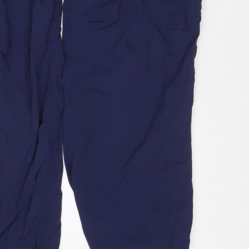 Berghaus Men's Blue L Snow Pants Elastic Waist Drawstring Ankle Outdoor