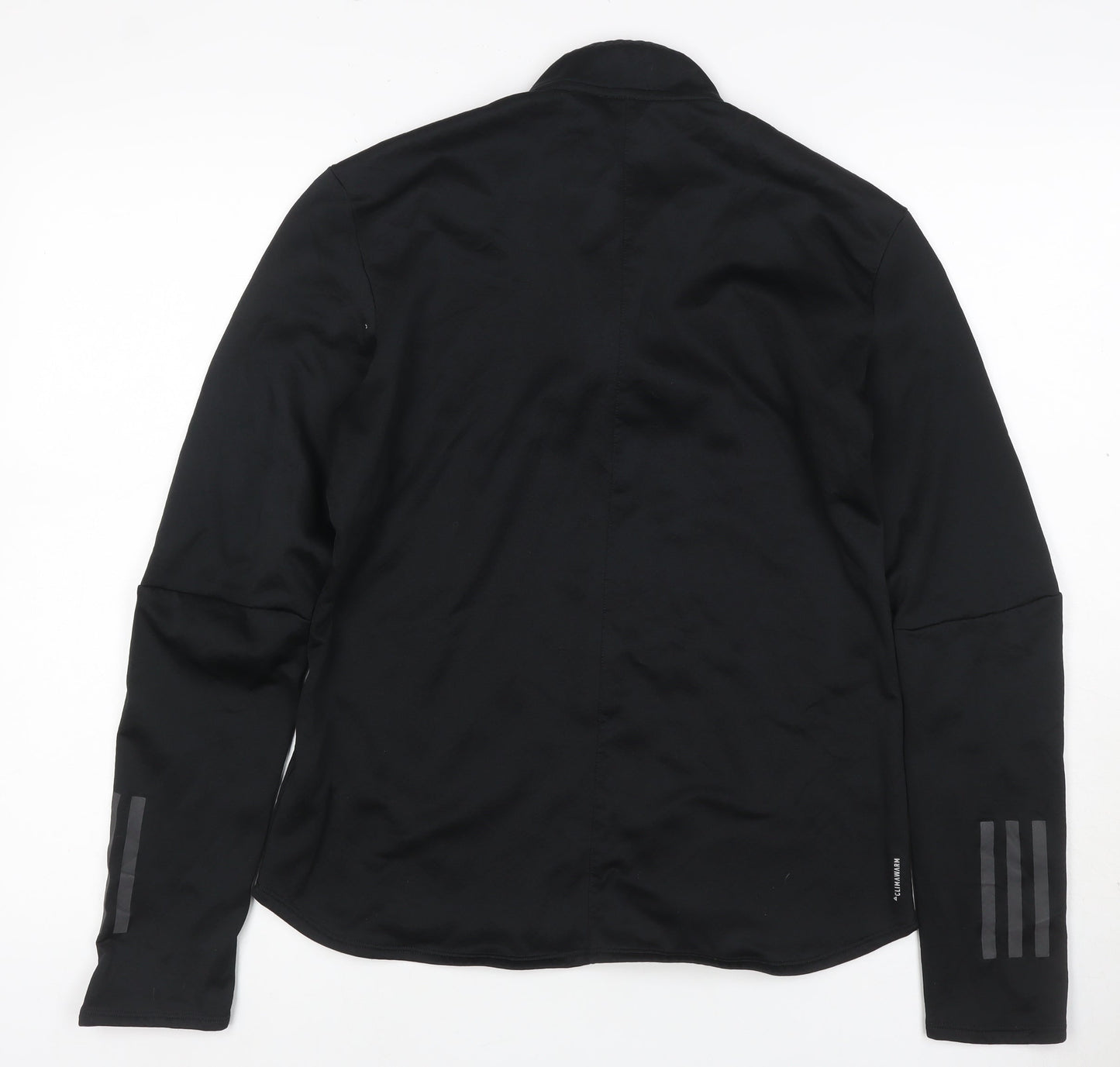 Adidas Unisex Black S Energy Run Climawarm 1/4 Zip Running Sweatshirt
