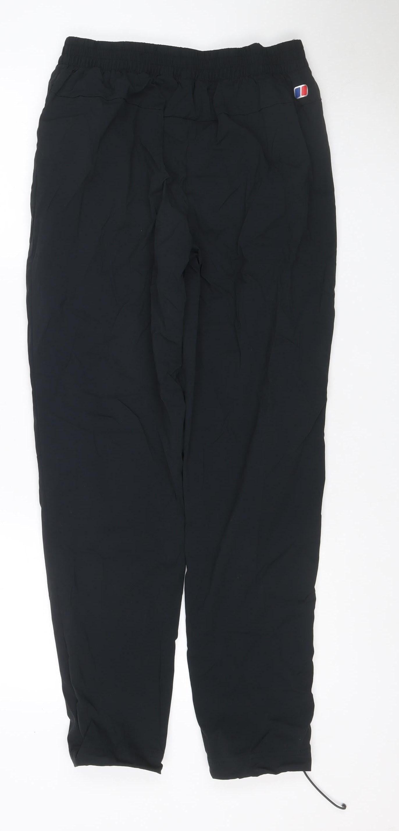 Berghaus Men's Black M Waterproof Rain Trousers Elastic Waist Logo