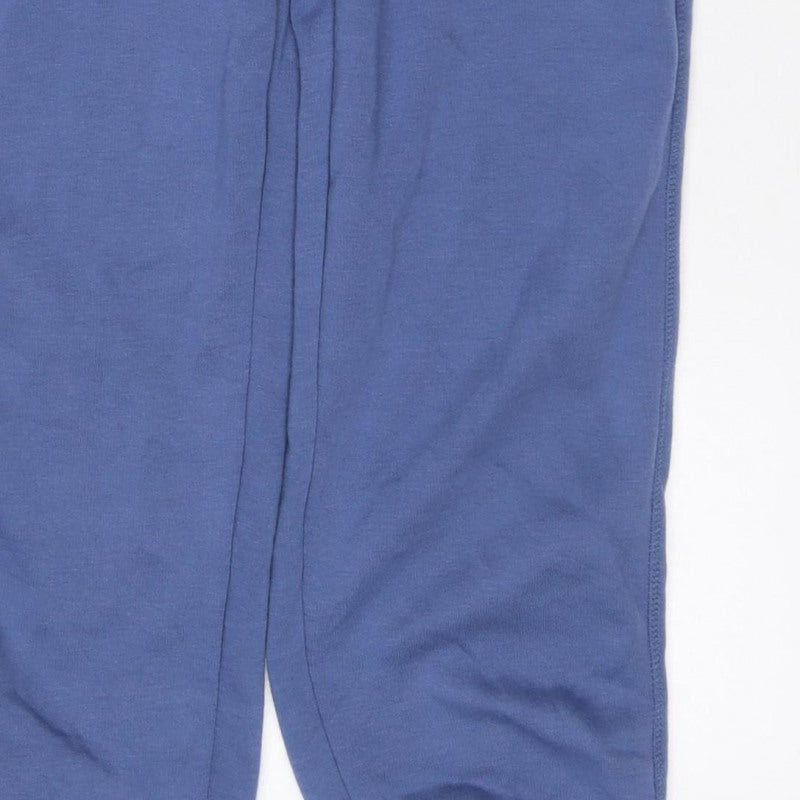 Slazenger Men’s Blue L Fleece Jogger Sweatpants Elastic Waist