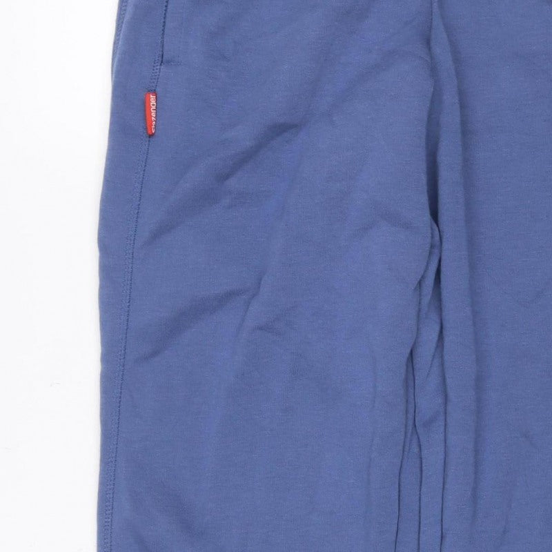 Slazenger Men’s Blue L Fleece Jogger Sweatpants Elastic Waist