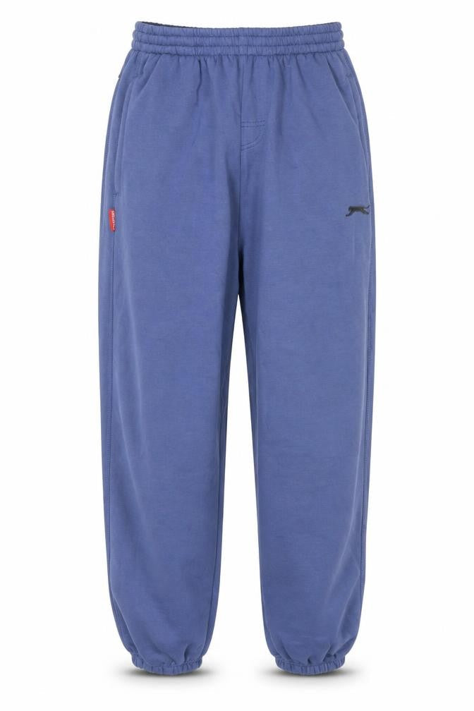 Slazenger Men’s Blue L Fleece Jogger Sweatpants Elastic Waist