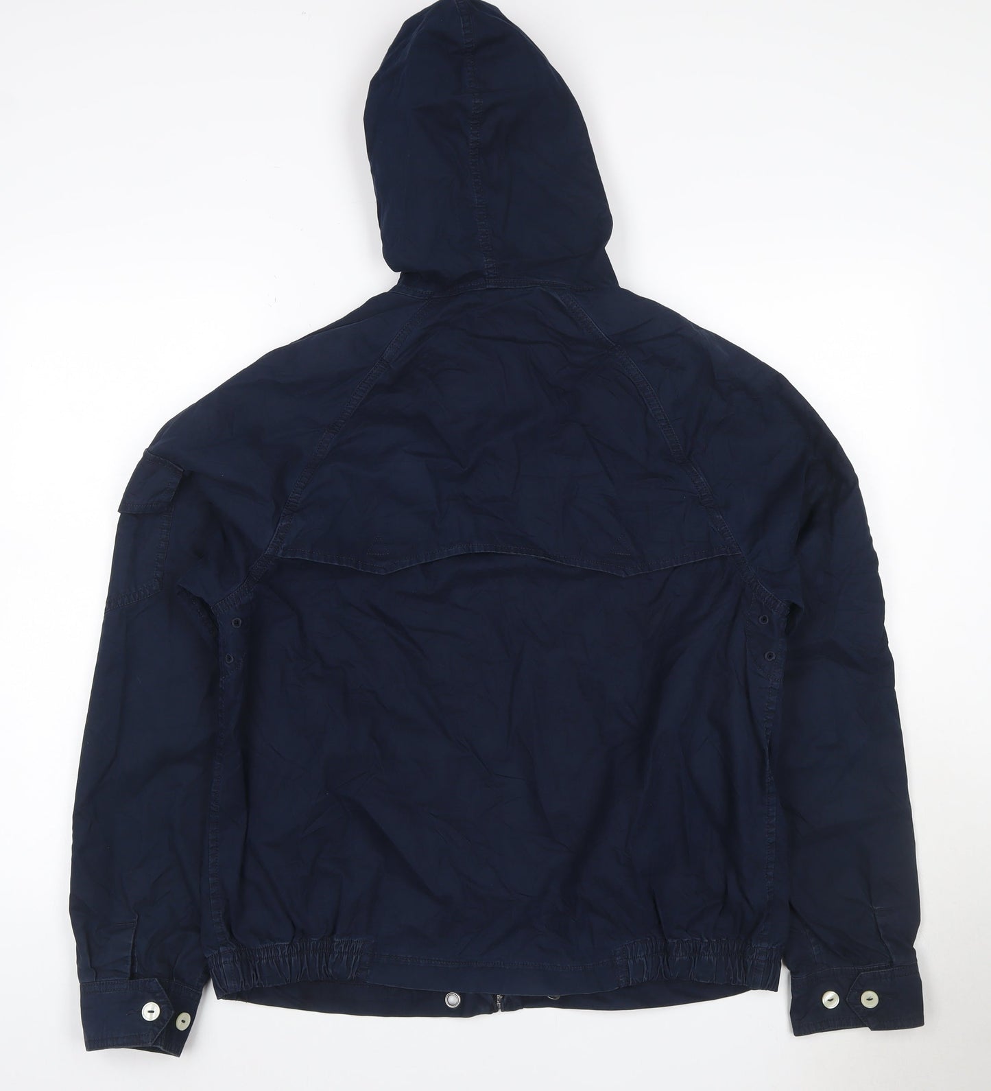 Polo Ralph Lauren Men Blue M Hooded Basic Jacket Full Zip Logo