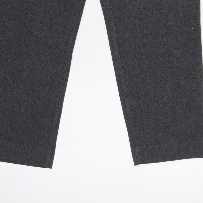 Zara Women’s Grey High Rise Tapered Tailored Trousers UK 12