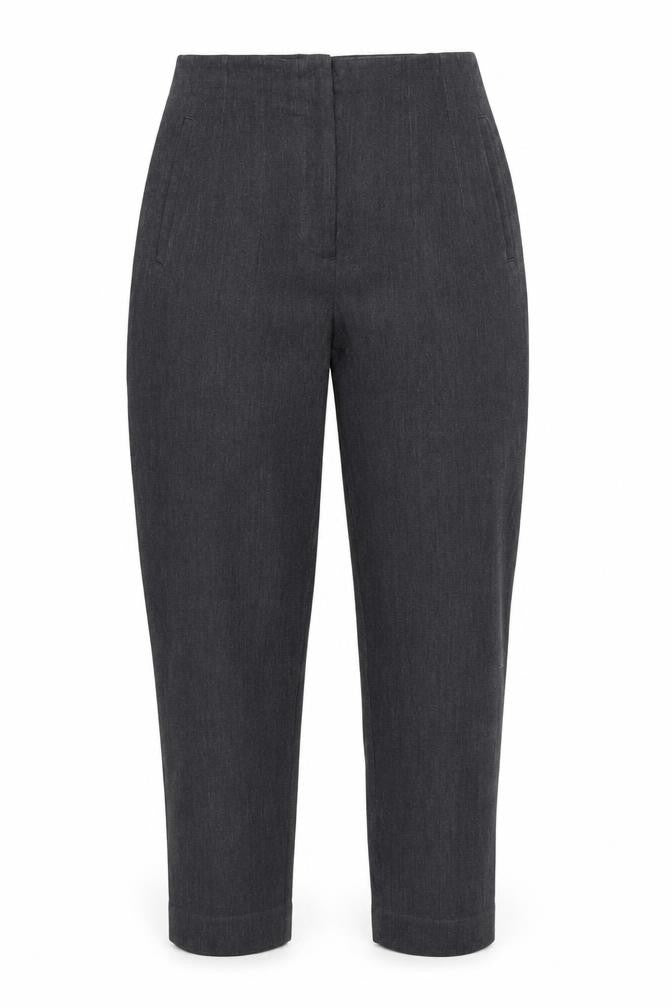 Zara Women’s Grey High Rise Tapered Tailored Trousers UK 12