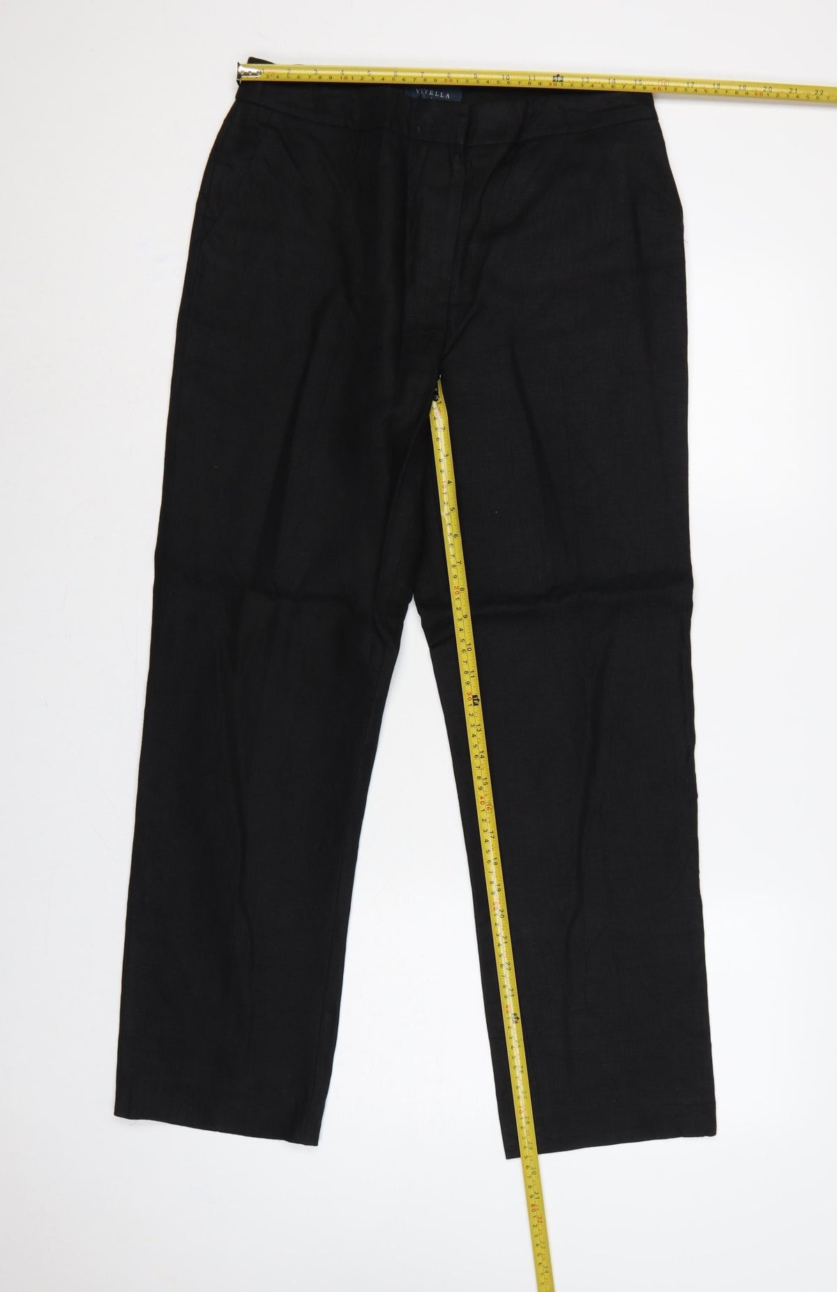 Viyella Women’s Black Size 10 Straight Leg Tailored Dress Trousers
