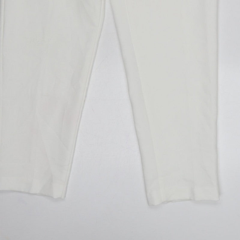 Zara Women White Size S High Rise Tapered Dress Trousers