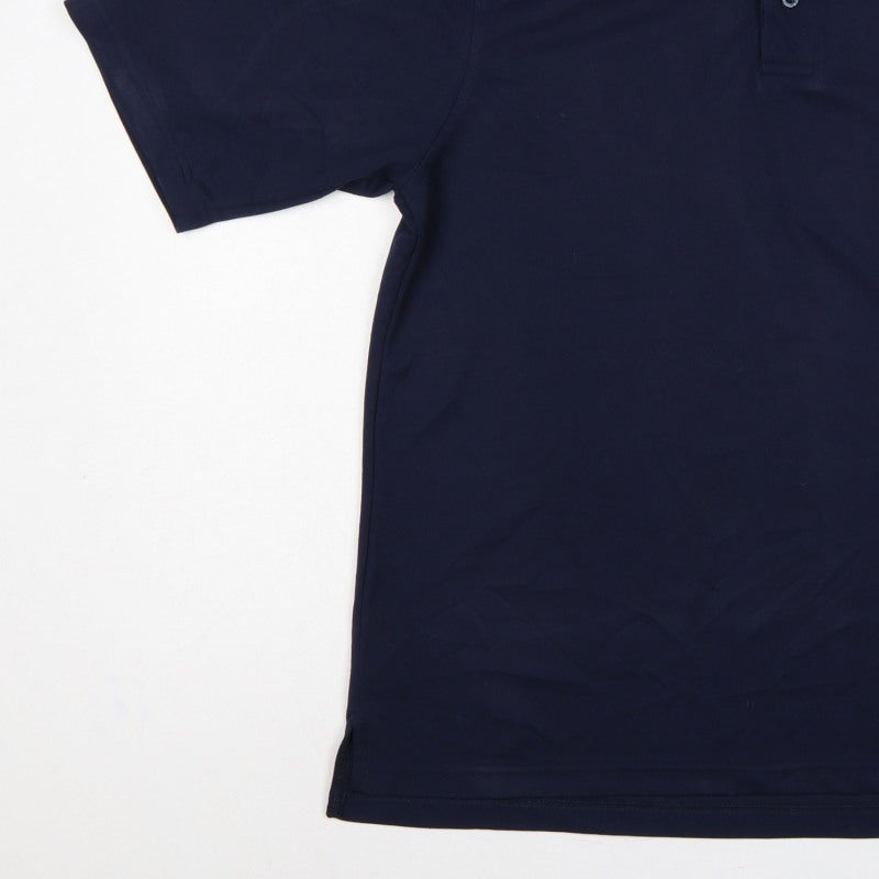 Additional view of Signature Golf 18 Men's Blue M Short Sleeve Embroidered Logo Polo Shirt
