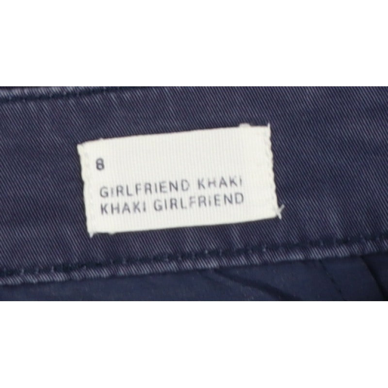 Gap Women’s Blue Size 8 Girlfriend Khaki Tapered Trousers