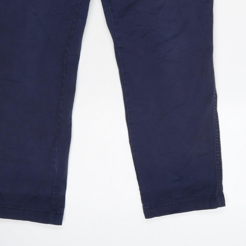 Gap Women’s Blue Size 8 Girlfriend Khaki Tapered Trousers