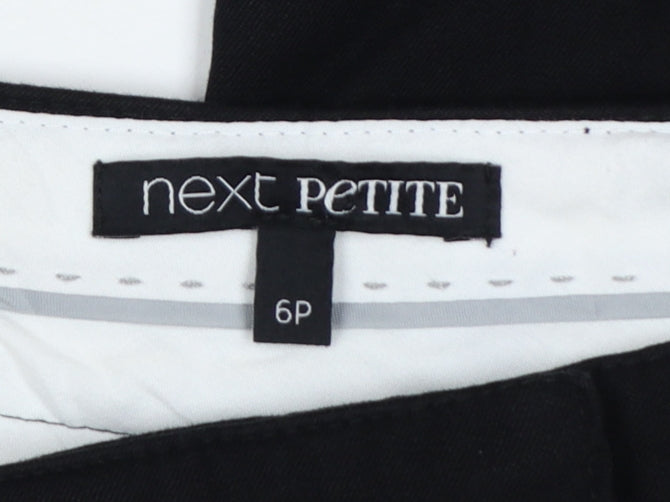 Next Women Black UK 6 Petite Slim Tapered Work Trousers