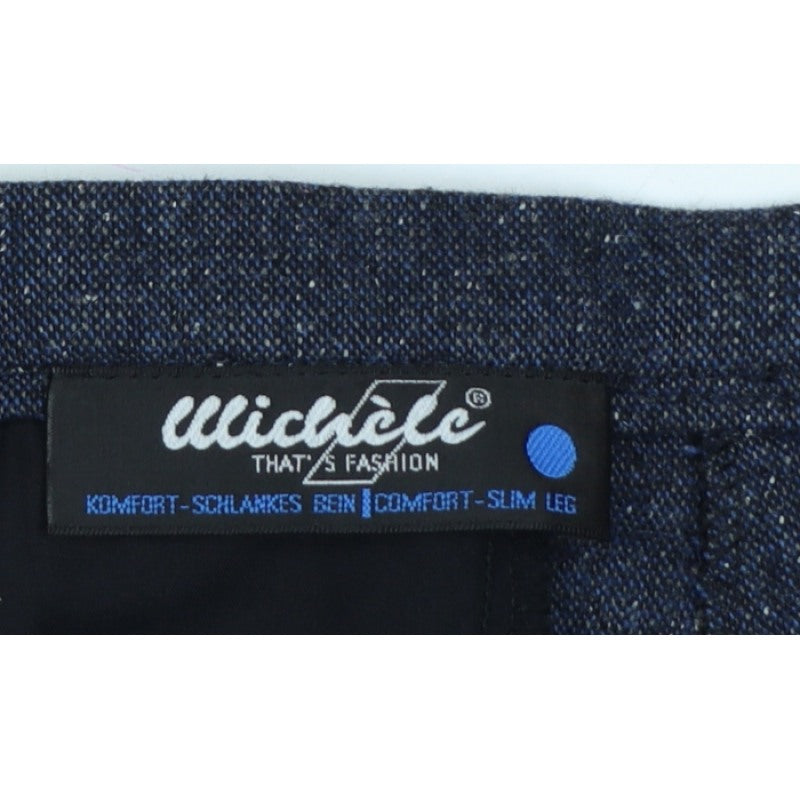 Wicholo Women’s Blue Slim Leg Trousers UK 12 Smart Workwear