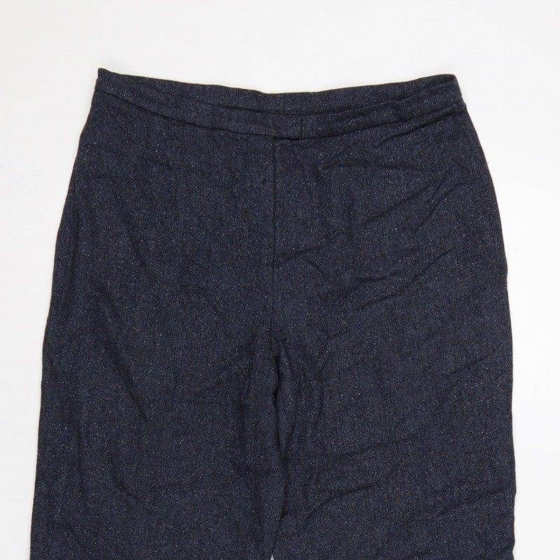 Wicholo Women’s Blue Slim Leg Trousers UK 12 Smart Workwear