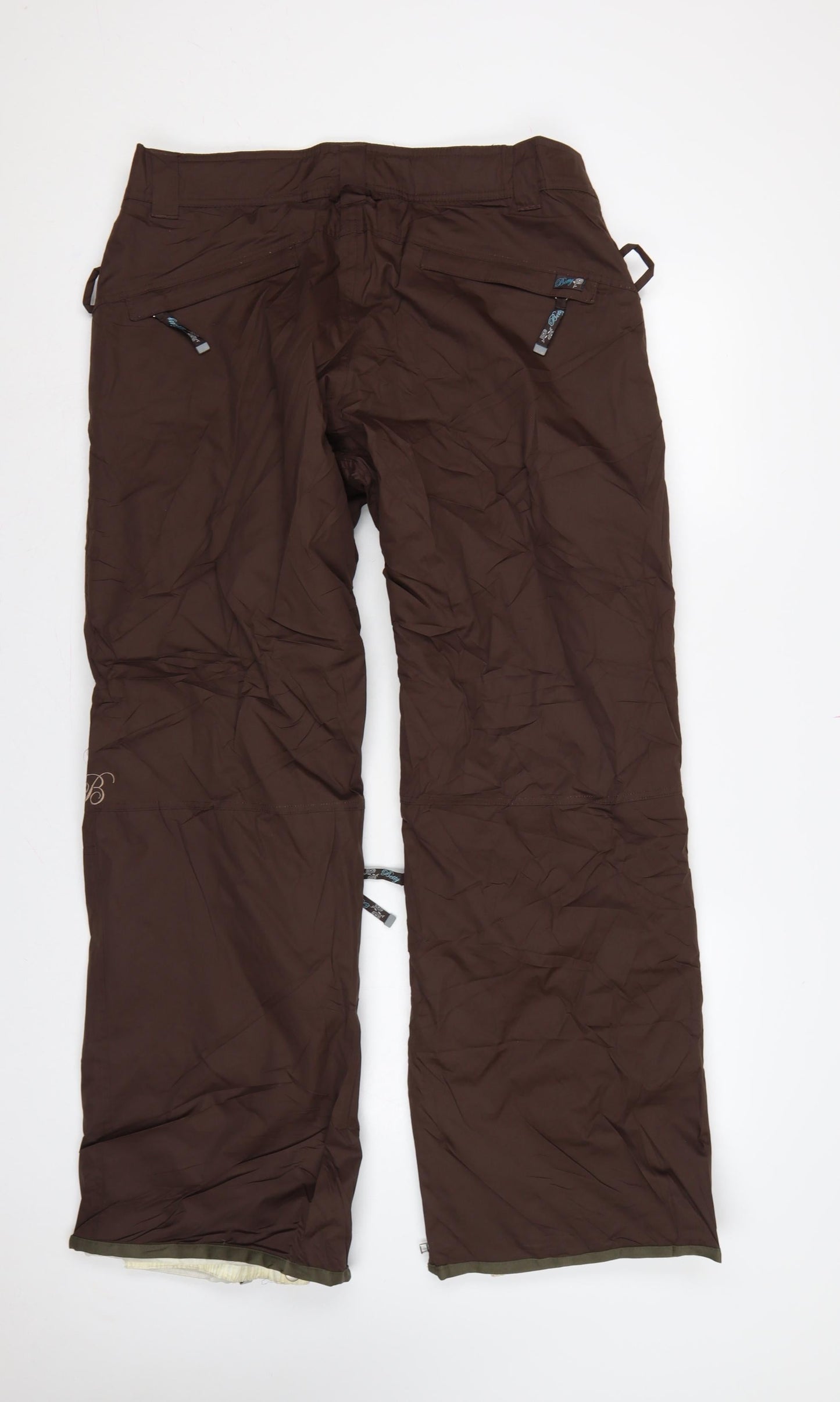 Betty Rides Women Brown L Insulated Snow Pants Ski Trousers