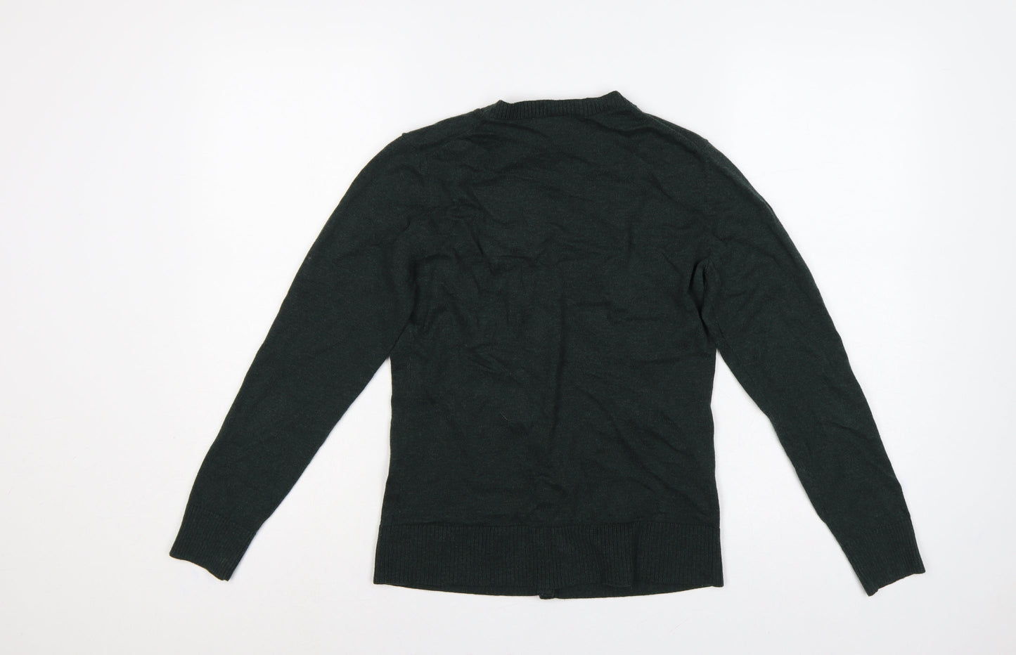 GAP Women’s Green Cotton Button Cardigan Size M Long Sleeve Knit