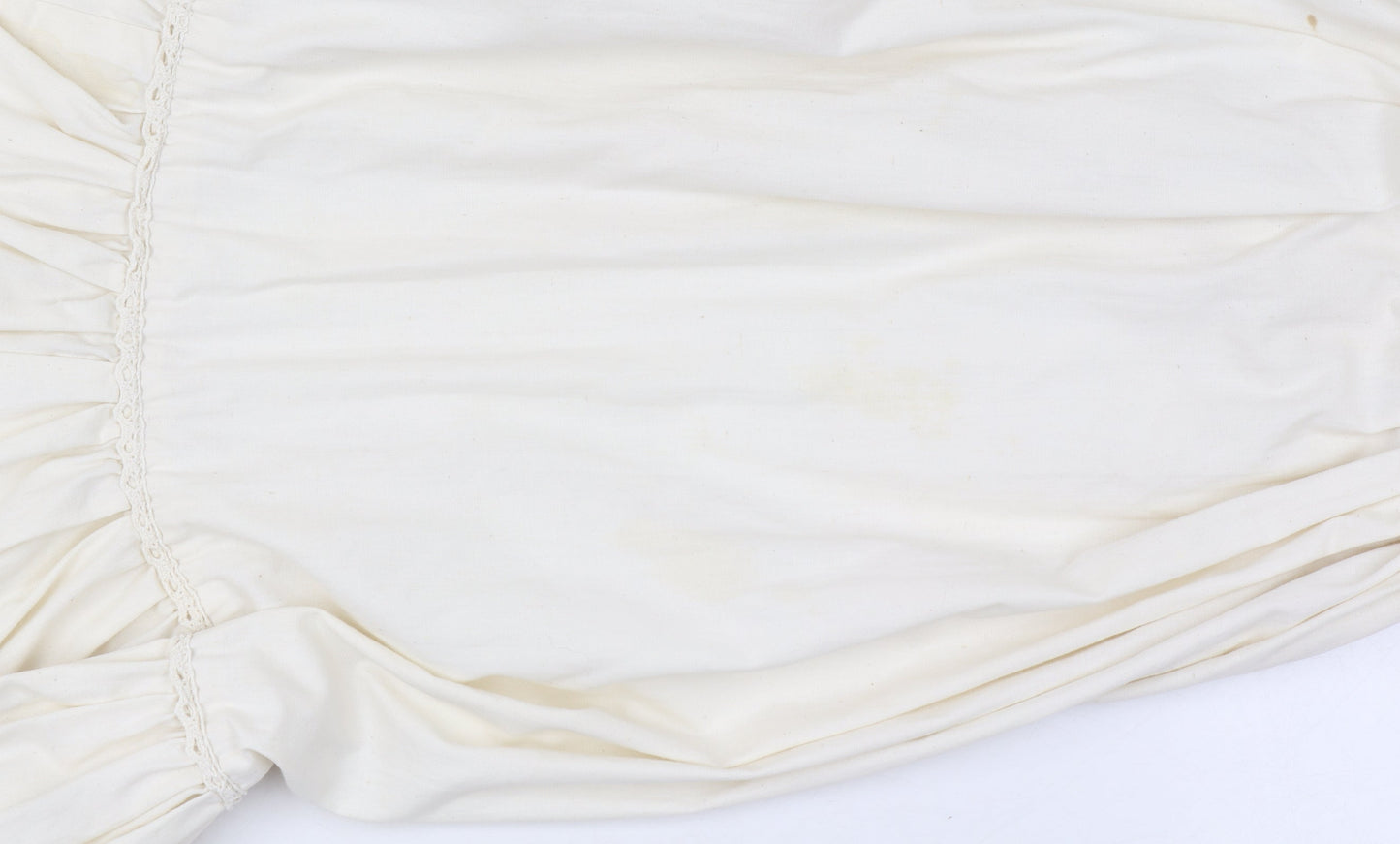 Gunne Sax By Jessica Women Ivory UK 13 Maxi 1970s Prairie Lace Vintage Dress