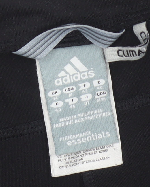 Adidas Women’s Black UK 14 Performance Essentials Flared Trousers