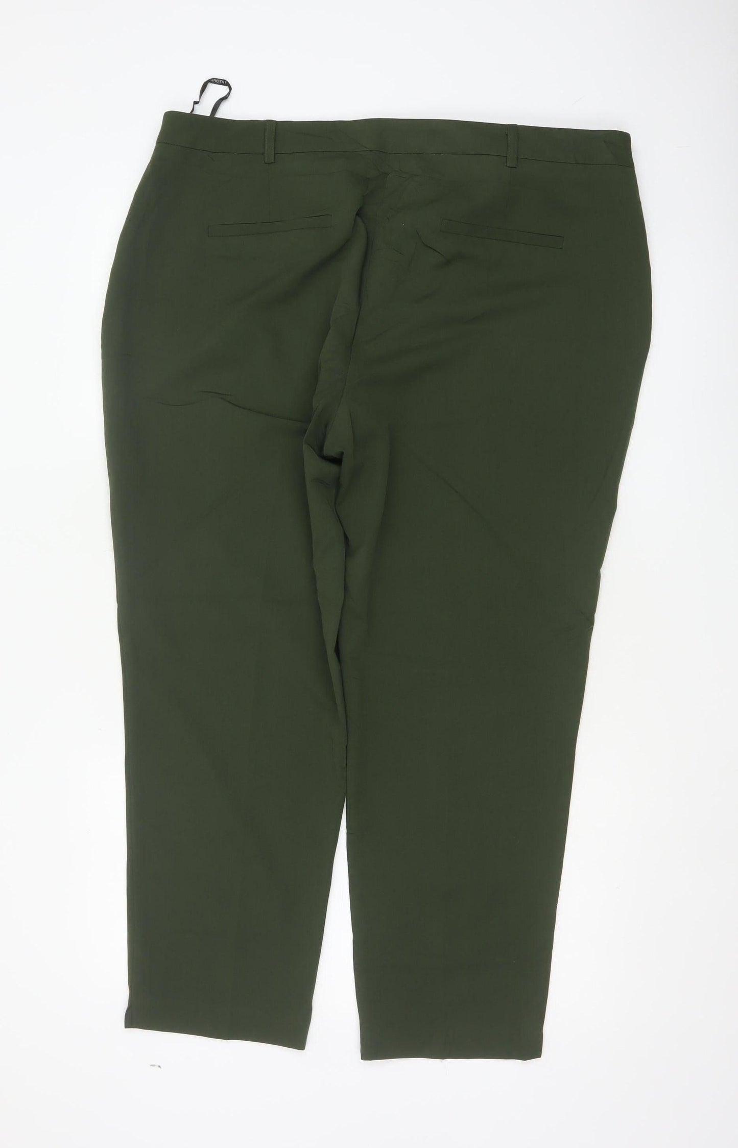 Dorothy Perkins Women Green UK 10 Tailored Ankle Tapered Trousers