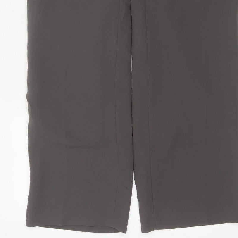 Viyella Women’s Brown Size 10 Straight Leg Smart Dress Trousers