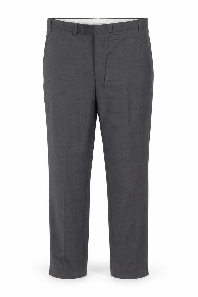 Marks & Spencer Autograph Men Grey 36R Pure Wool Tailored Dress Trousers