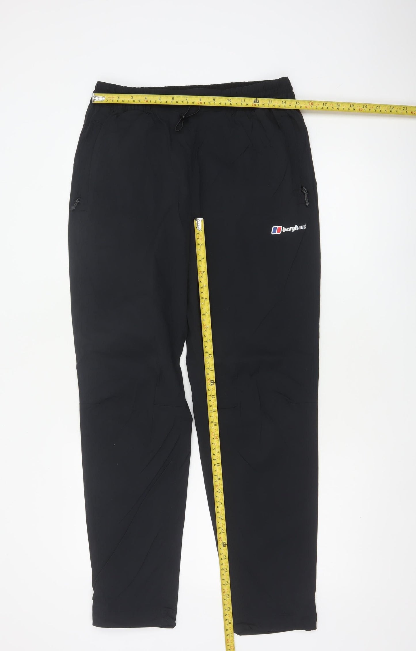 Berghaus Men’s Black L Tapered Drawstring Outdoor Trousers
