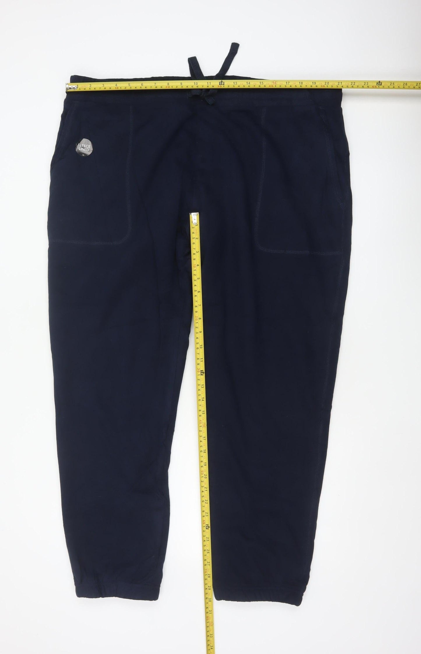 Marks & Spencer Men Blue 2XL Fleece Lined Jogger Sweatpants Regular