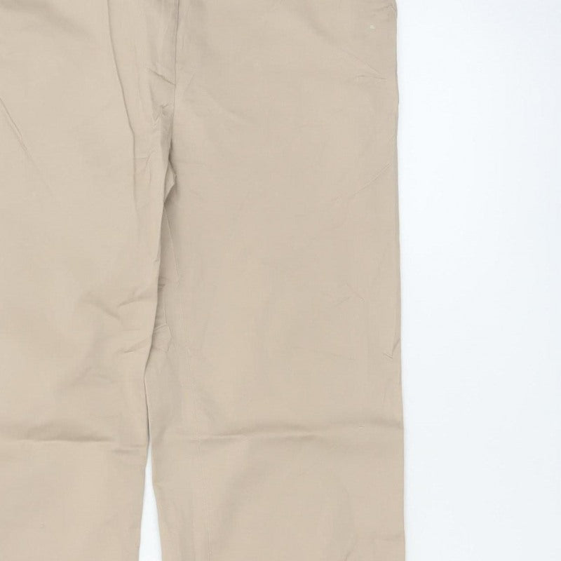Hobbs Women’s Beige Size 10 Straight Leg Chino Trousers
