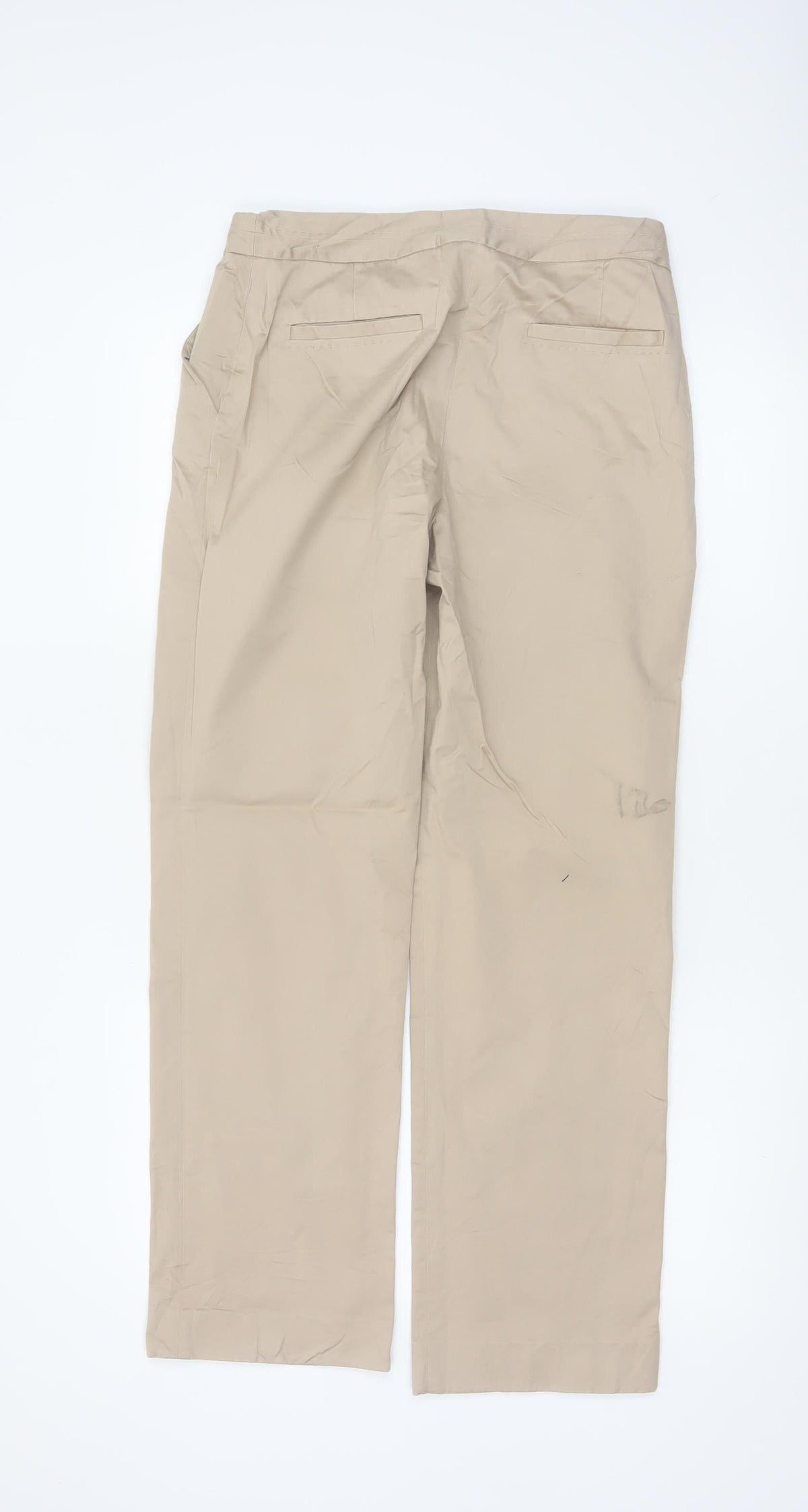 Hobbs Women’s Beige Size 10 Straight Leg Chino Trousers