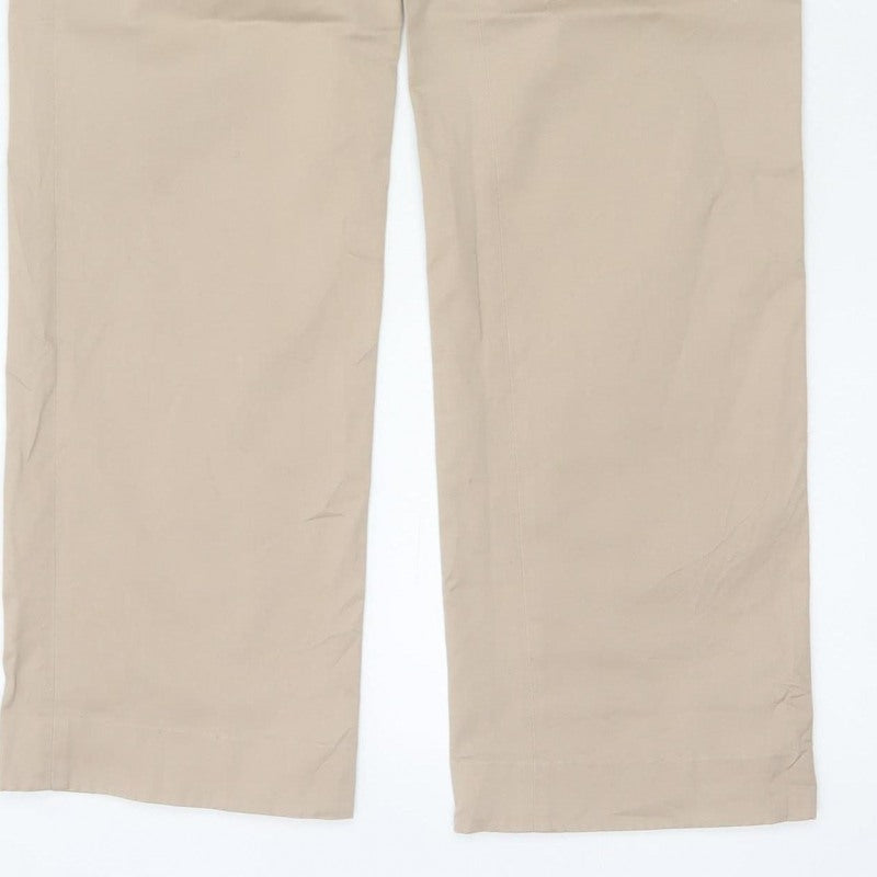 Hobbs Women’s Beige Size 10 Straight Leg Chino Trousers