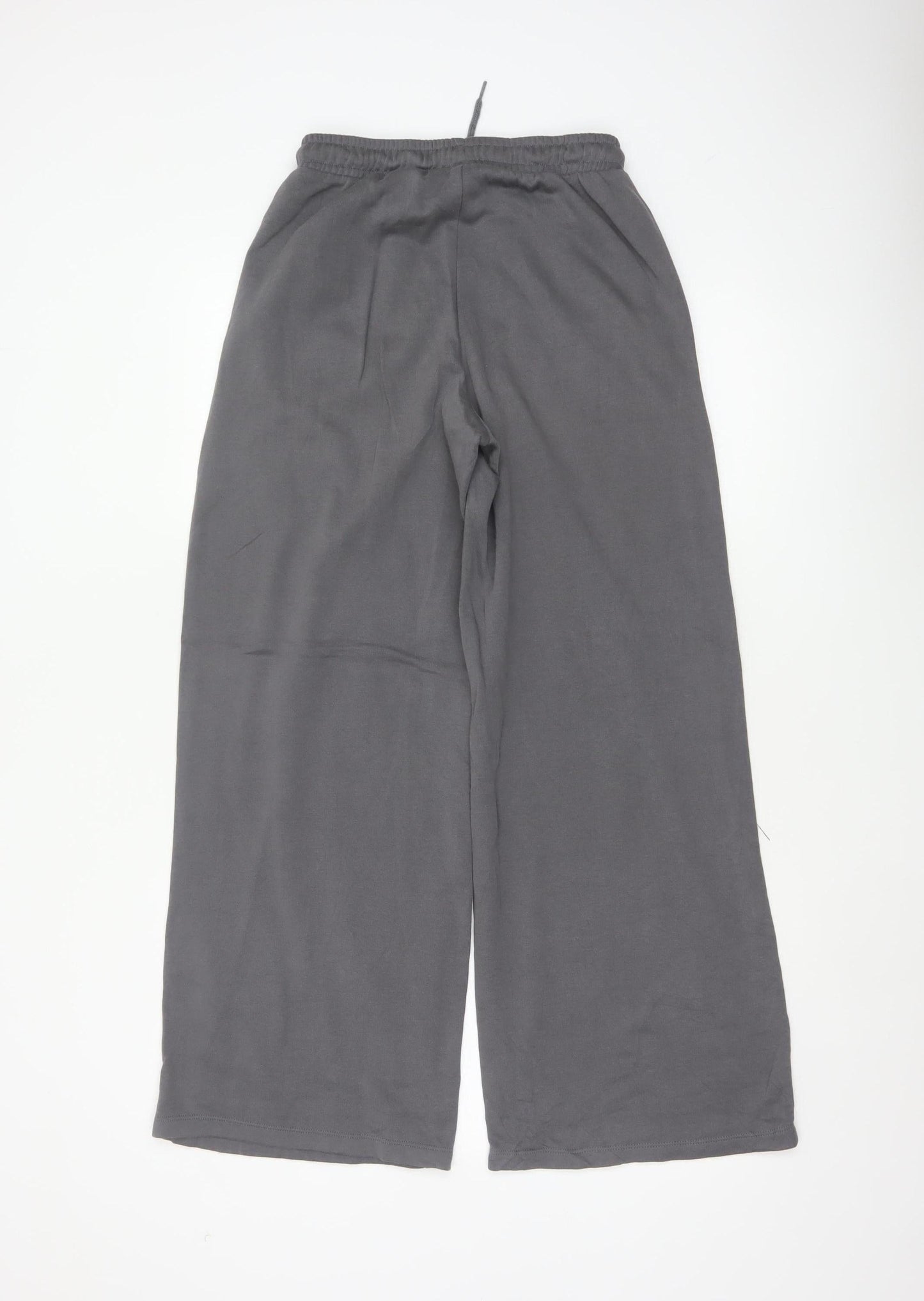 H&M Divided Women’s Grey XS Wide-Leg Drawstring Trousers