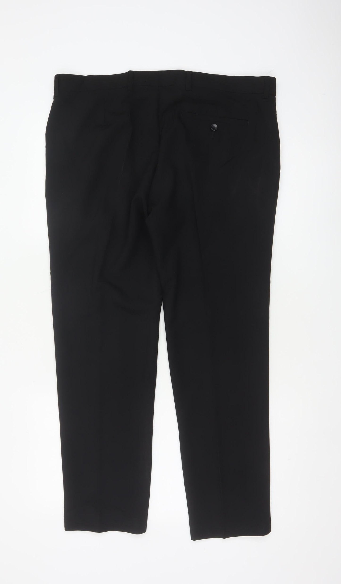 Marks & Spencer Men’s Black 36S Skinny Formal Trousers 36in