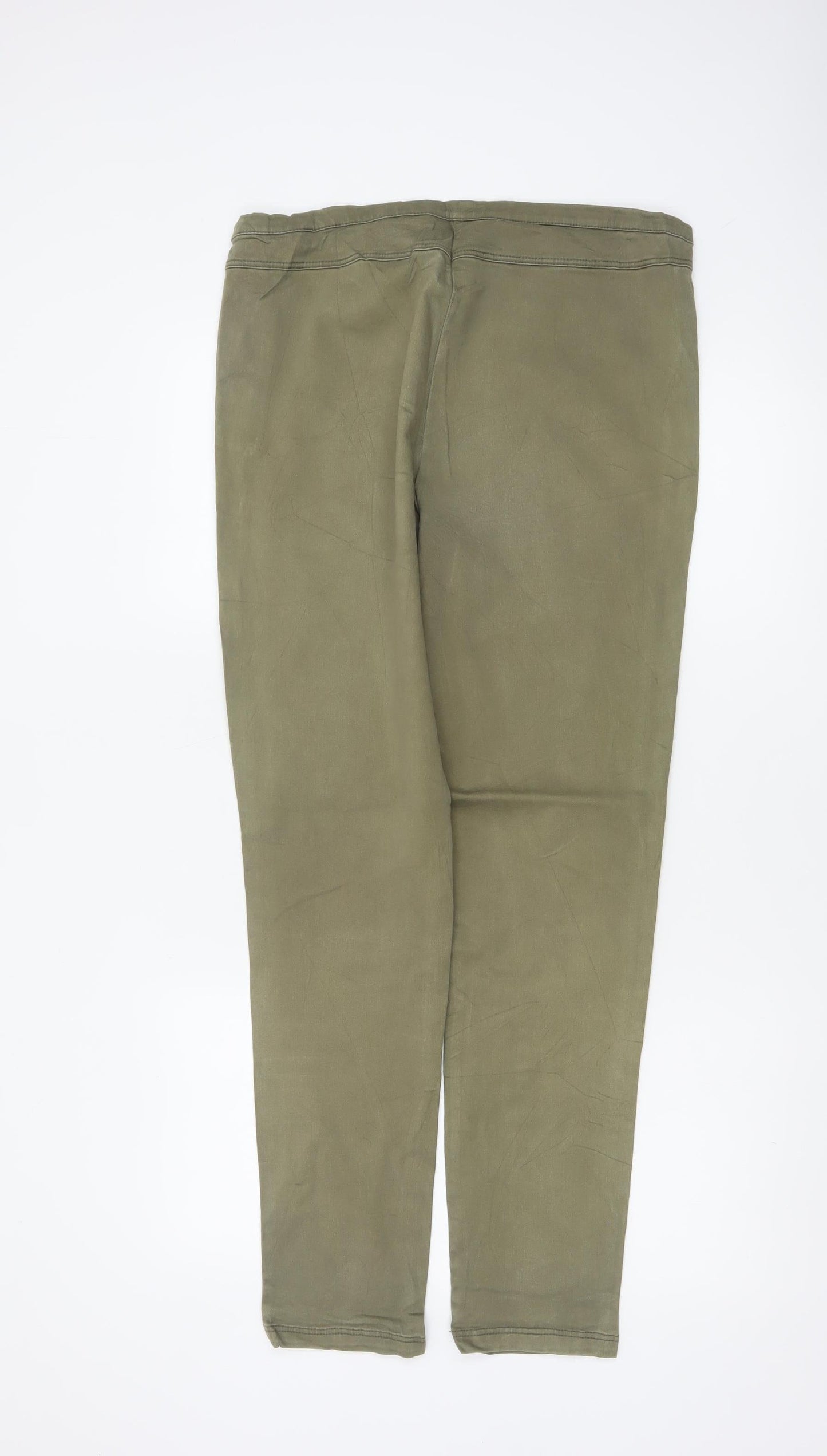 Laura Ashley Women’s Green UK 16 Skinny Stretch Trousers
