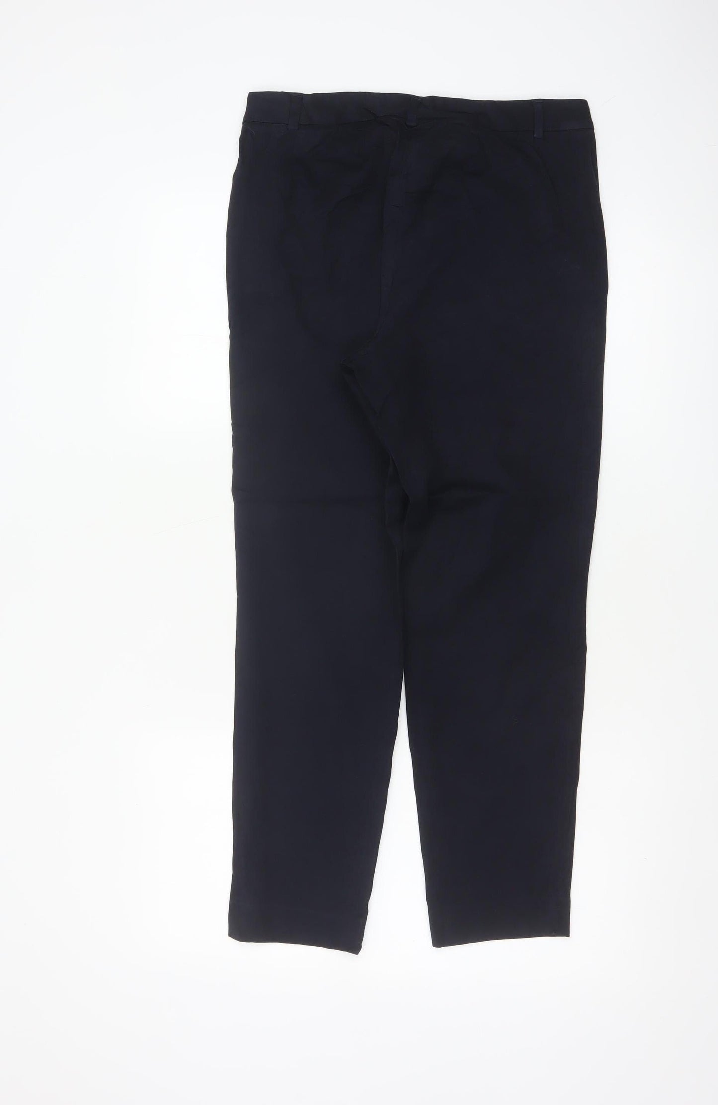 M&S Women’s Navy Blue UK 10 The Mia Slim Fit Tailored Trousers