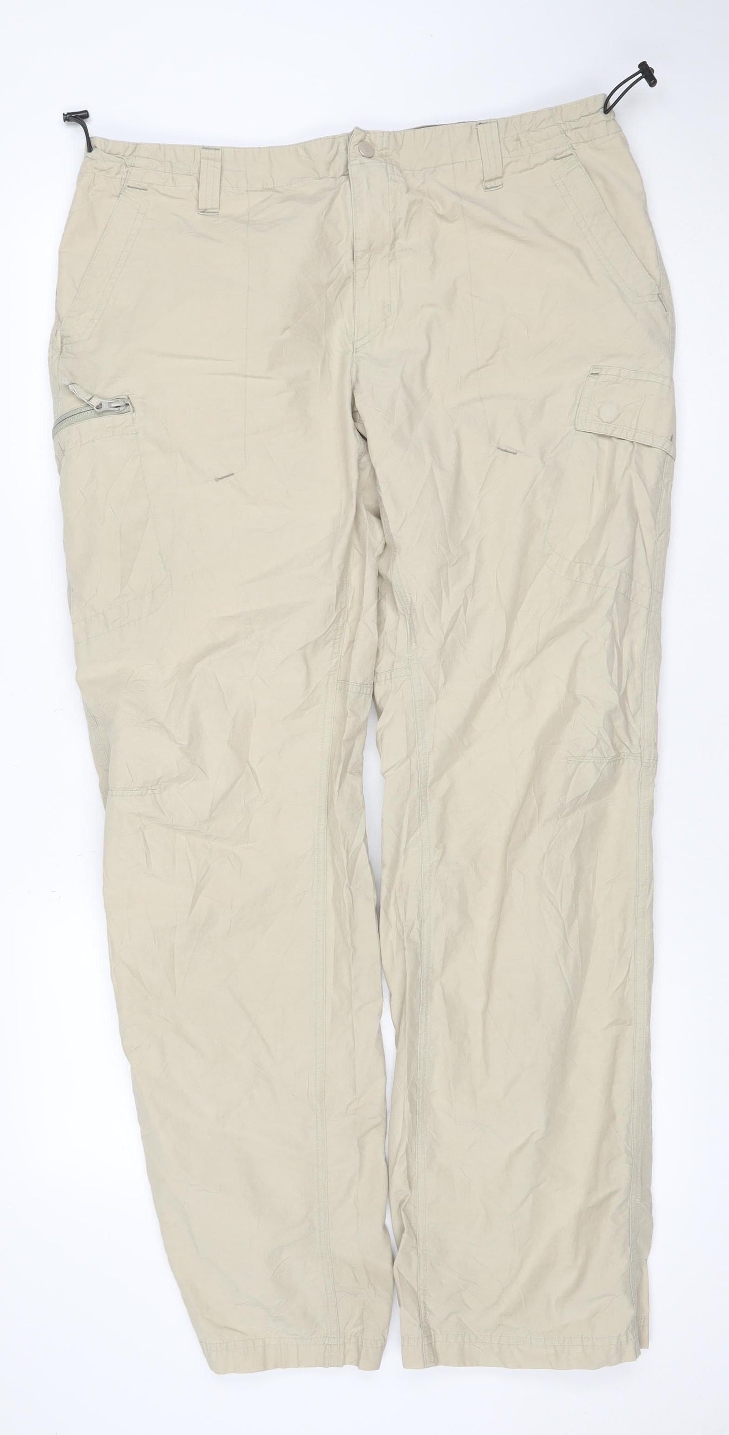Columbia Men’s Beige 38 Cargo Trousers 34in Leg Convertible