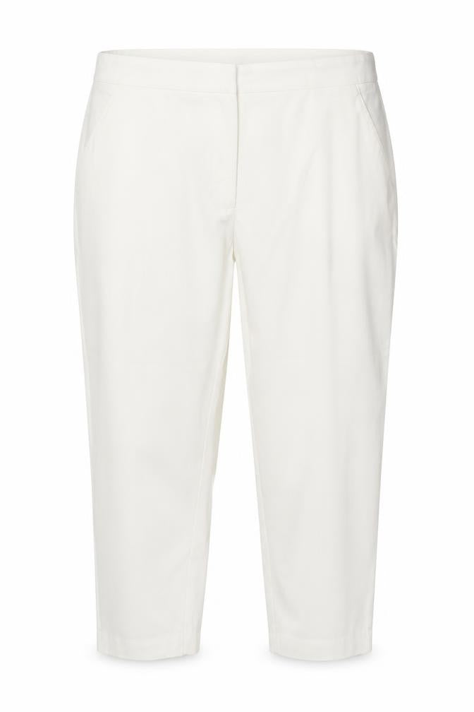 Marks & Spencer Women Ivory UK 20 Short Tapered Chino Trousers