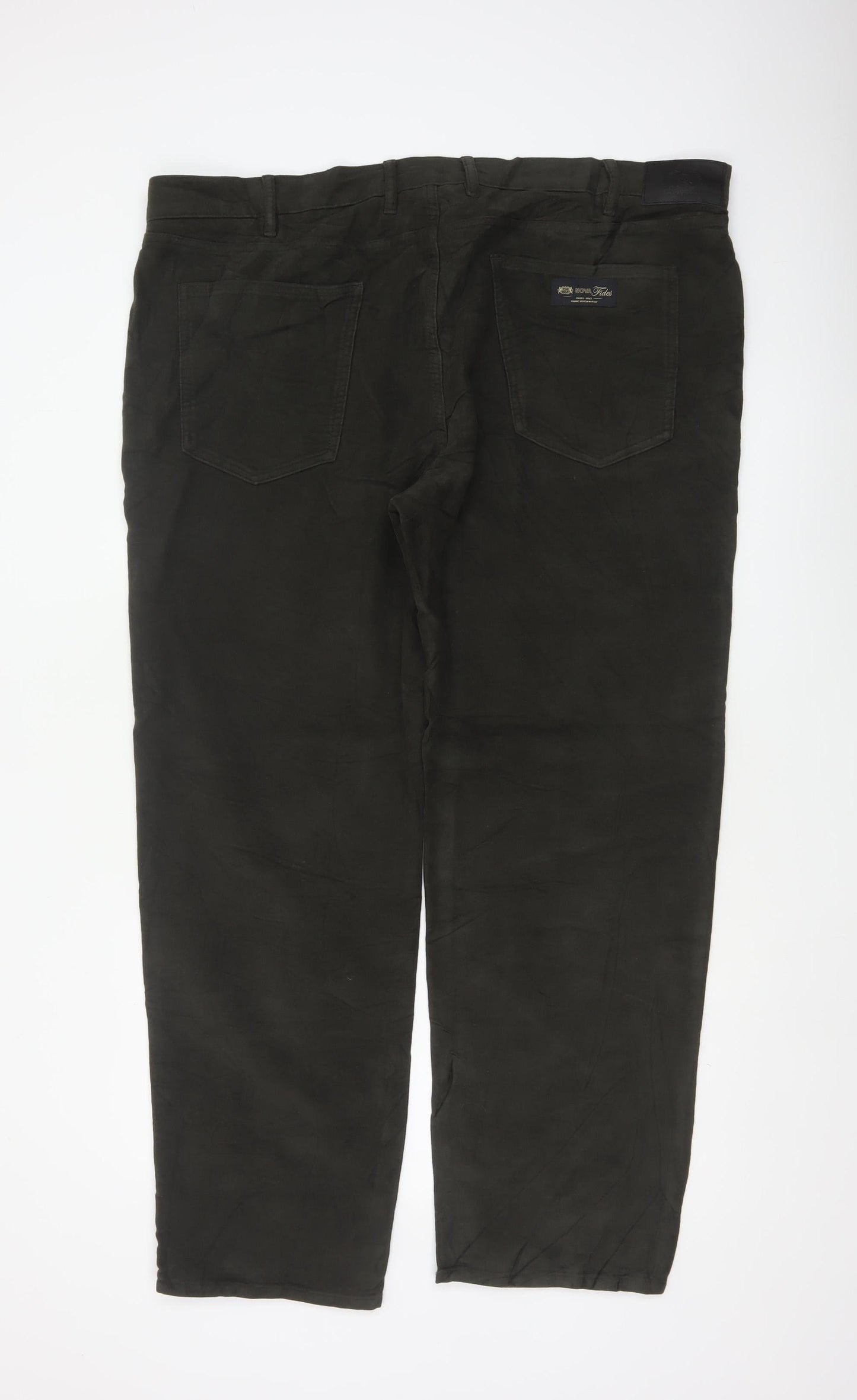 Marks & Spencer Men’s Black 44in 31in Straight Cotton Trousers
