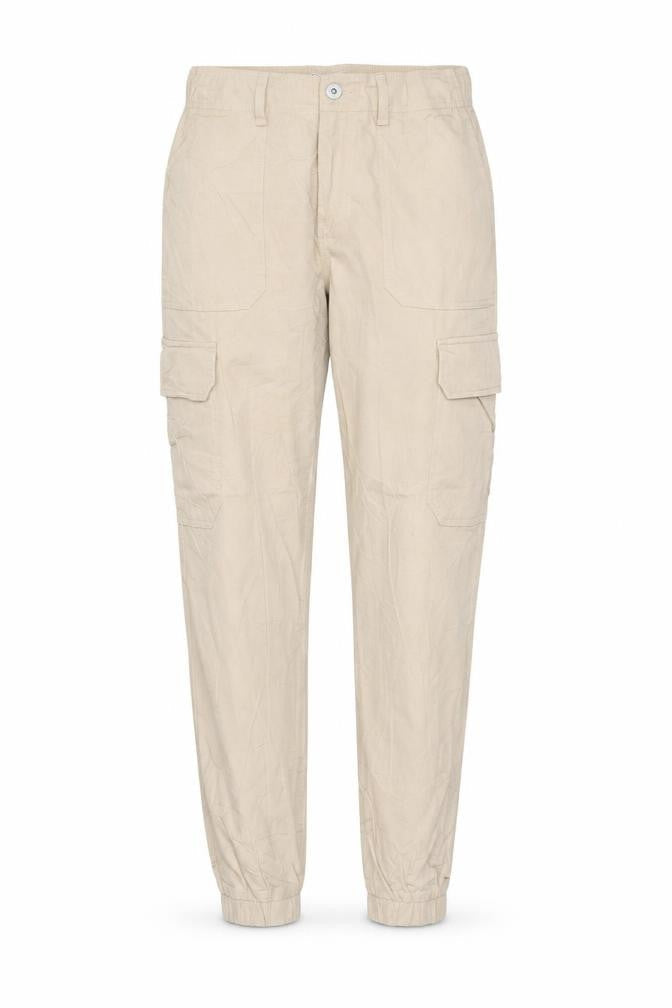365 Women’s Beige Size 14 Cotton Stretch Cargo Jogger Trousers